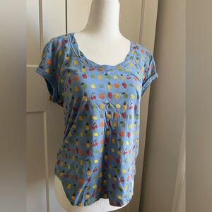 Pilcro Blue Top - S